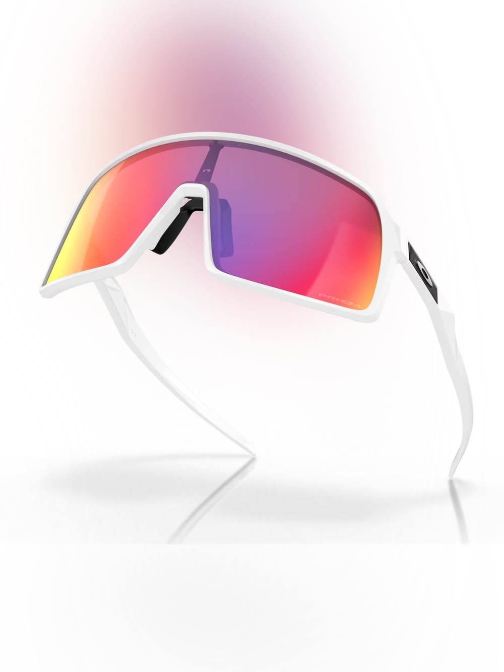 Oakley Sutro Prism Road Lenses Matte White Frame